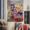 Tokyo Mew Mew Ny Gobeläng, Klassisk Anime Flickgrupp Väggbonad, Retro Manga-stil Rumsinredning för Otaku, Sovrum & Studentrum