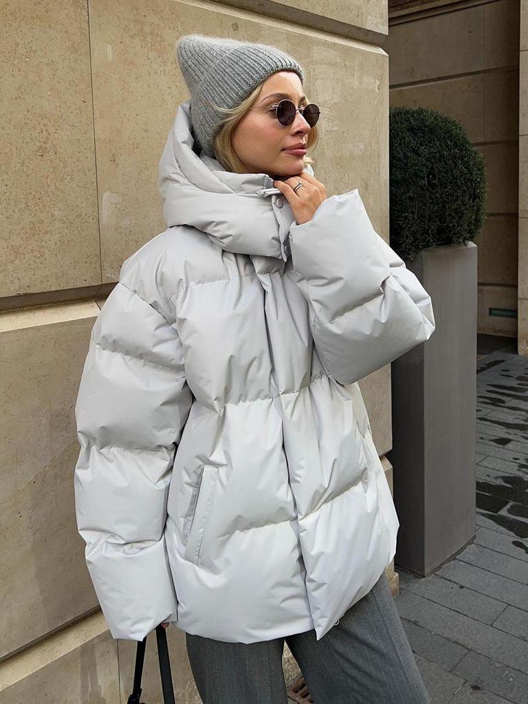 European & American Women's Loose Cotton-Padded Jacket — Autumn/Winter 2025 Collection