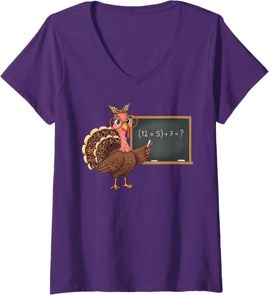 Trending Six Seven Meme Christmas 67 Xmas Ladies  V-Neck Tshirt S