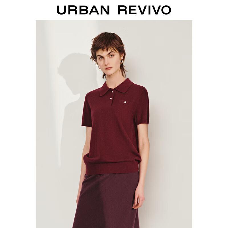 

Женский трикотажный топ-поло с коротким рукавом UR XXS