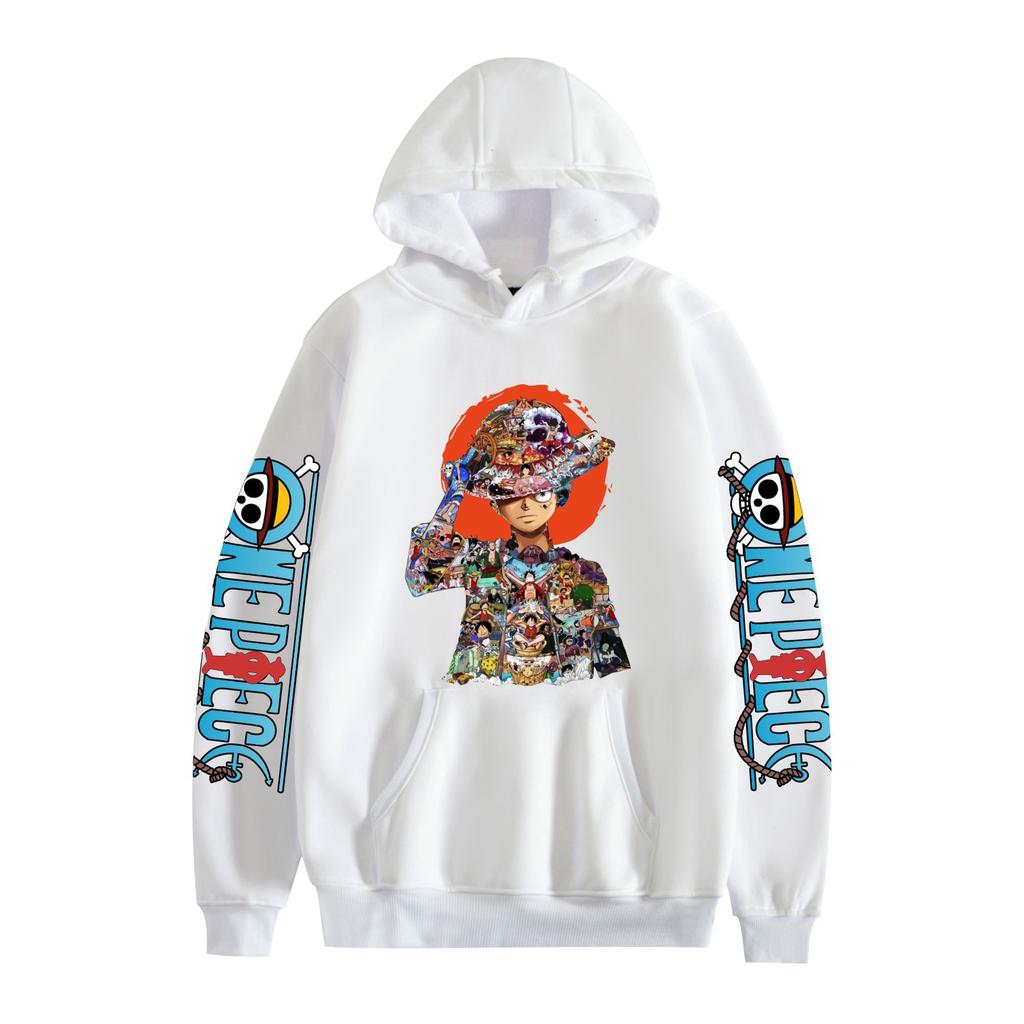 ONE PIECE Anime Hoodie Student Sweatshirt Long Sleeve Men Women Hoodies Harajuku Streetwear Pullovers Fashion Clothes