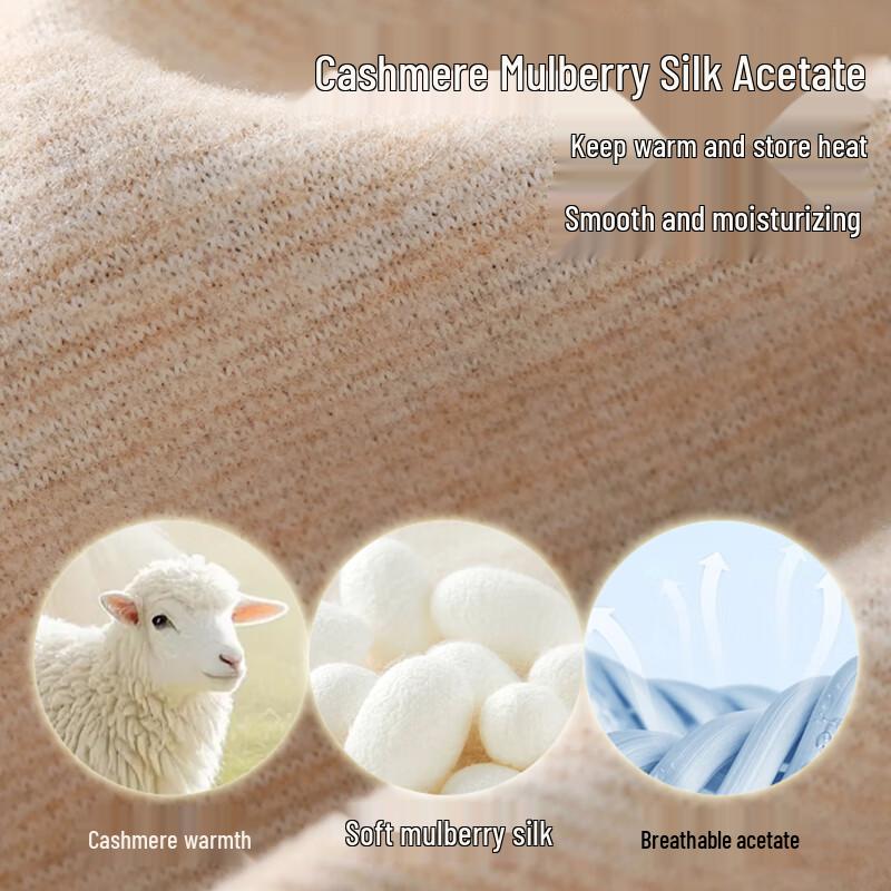 Men's Cashmere Silk Blend Thermal Underwear Set