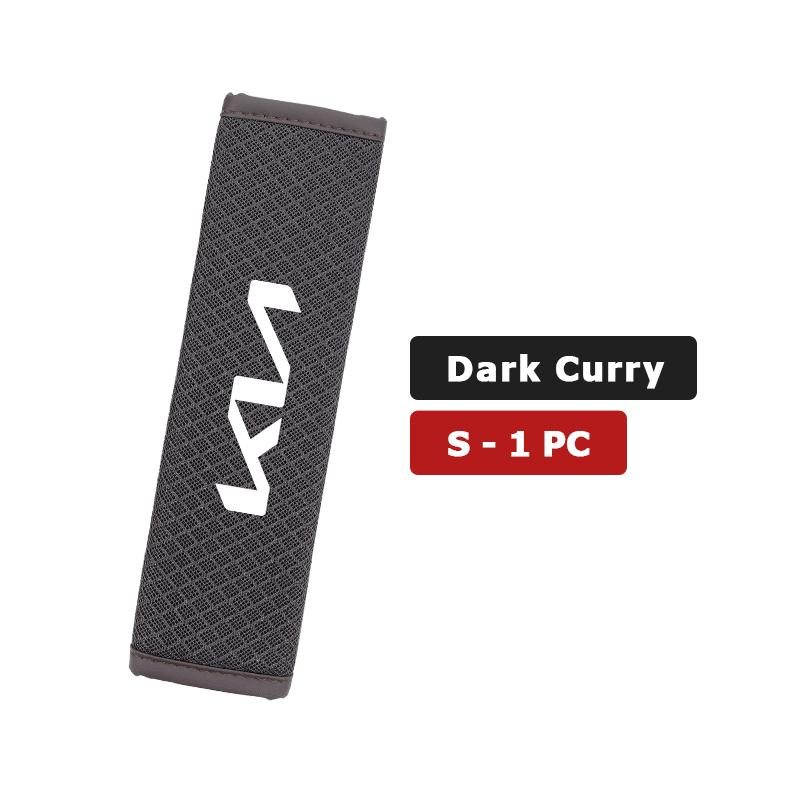 CAONU1 Car Adjustable Ice Silk Shoulder Cover Seat Belt Pad Strap Padding Accessories For KIA Ceed Sportage Rio K5 K2 Optima Cerato