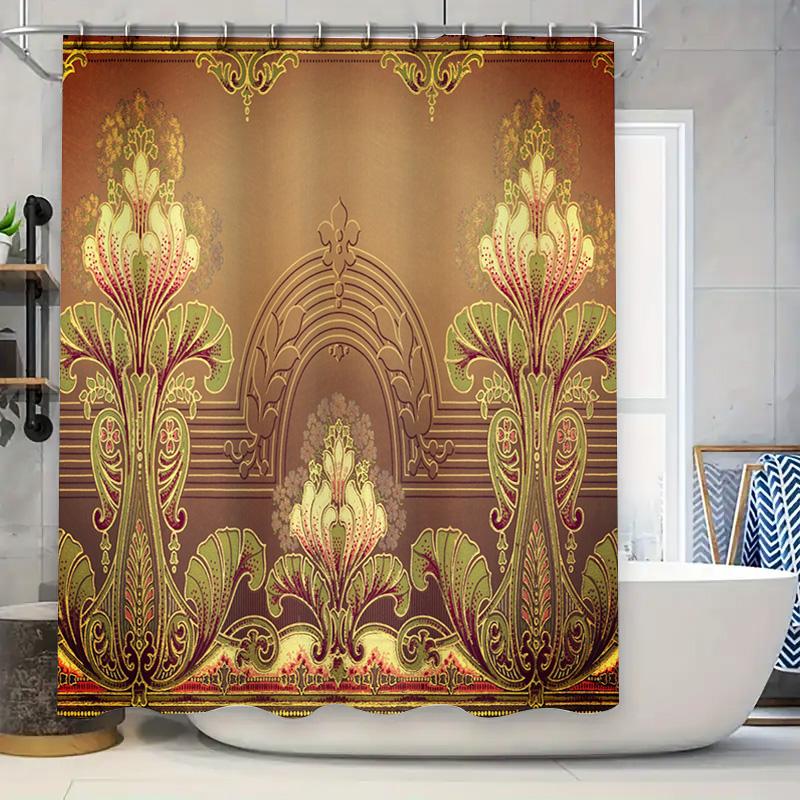 

Vibrant Pink Feathers Shower Curtain for Bathroom Decor Easy Installation and Waterproof Fabric Ideal Gift Idea 90x180cm