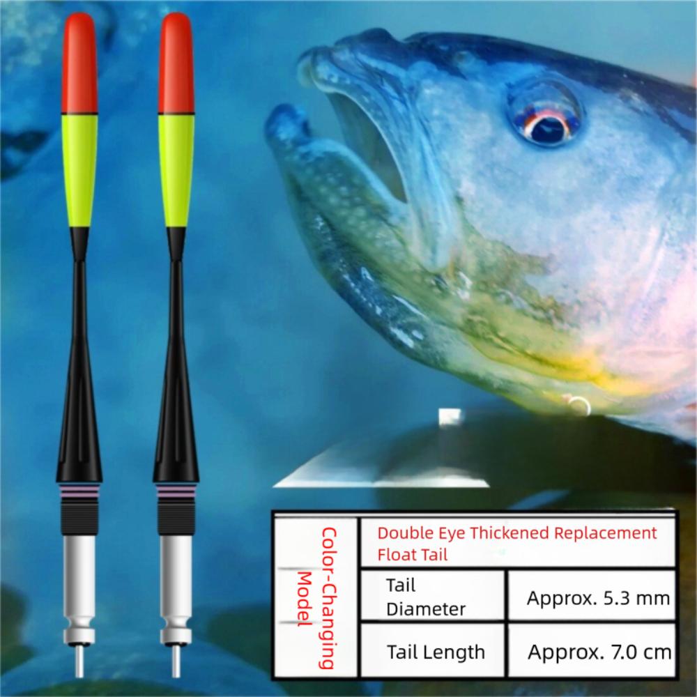 2pcs Ultra Sensitive Luminous Float Luminous Fishing Buoy Night Fishing Floa  Night Fishing