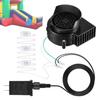 UK US EU Inflatable Air Blower Fan 12V Christmas Inflatable Blowing Fan with LED Light String for Halloween Christmas Decoration