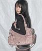 FANCY CLUB Belted Washed Leather Bag (Baby Pink) F25Qe990