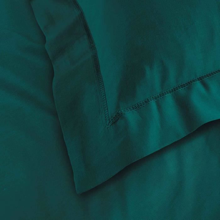 Taie D'oreiller 50 X 70 Cm Couleur Emotion Emeraude