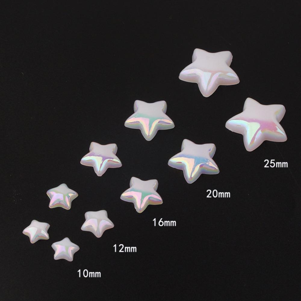 10PCS Shoe Charms Set ABS Fashion Colorful Pentagram Shoe Decorations Buckle for Sandals Clogs DIY Accessories Party Gift