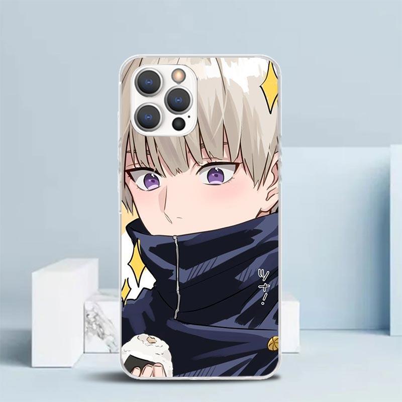 Kaisen J-Jujutsu Inumaki Toge Phone Case For IPhone 16 17 Air 16E 15 14 Plus 13 Mini 12 11 Pro Max 7 8 + SE 2020 Soft TPU Back C