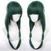 Parrucca Cosplay Maomao Sintetica Anime Le Diariste dell'Apothacary Capelli Verdi 2 Stili Kusuriya No Hitorigoto Fermaglio per Capelli Copricapo + Cuffia per Parrucca