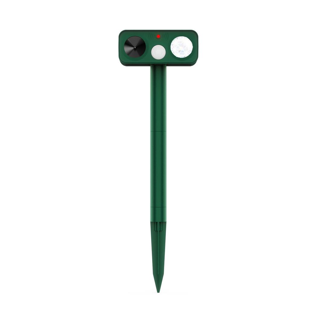 In-stock Multi-Functional Solar Ultrasonic Animal Repeller: Effective for Rats, Birds, Cats, and Dogs