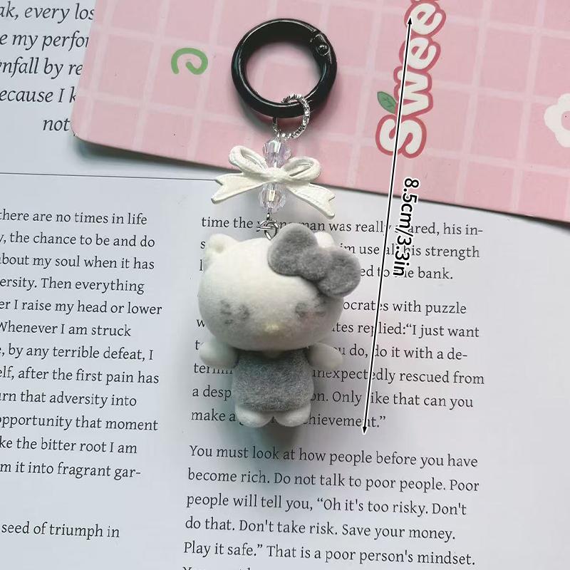 Sanrio Hello Kitty Keychains Cartoon Keyring Hanging Pendant for Backpack Charms on The Phone Bag Ornament Party Gift