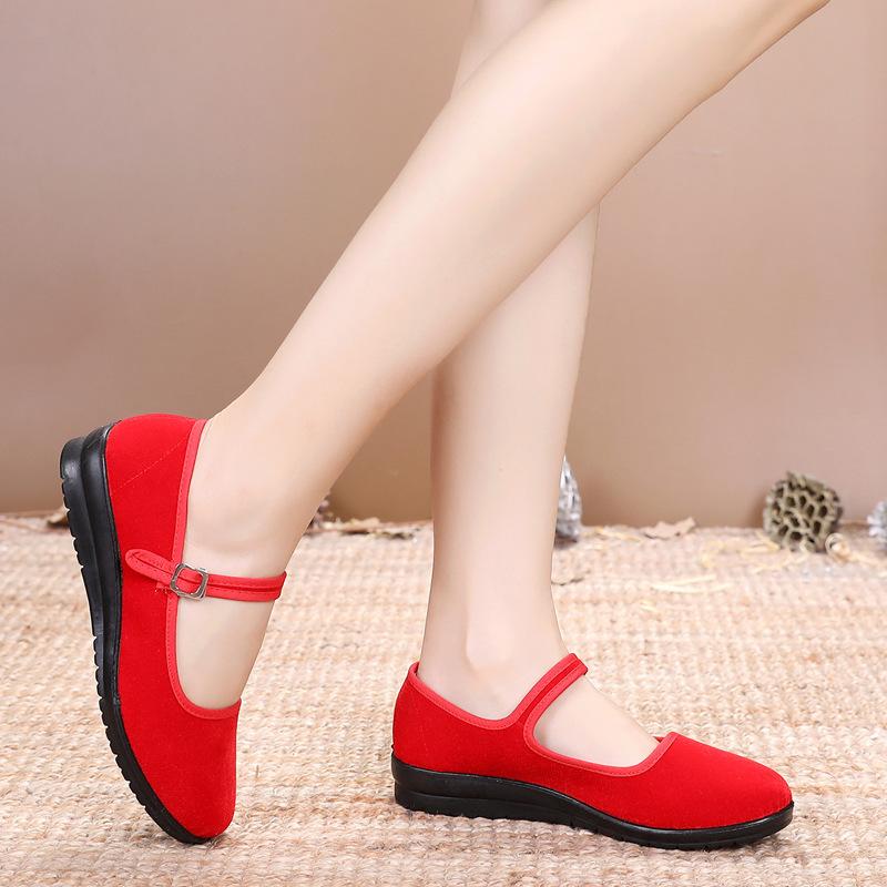 Lightweight Hotel Work Women's Shoes Casual Shoes Square Dancing Shoes Daily Shoes Flat Shoes