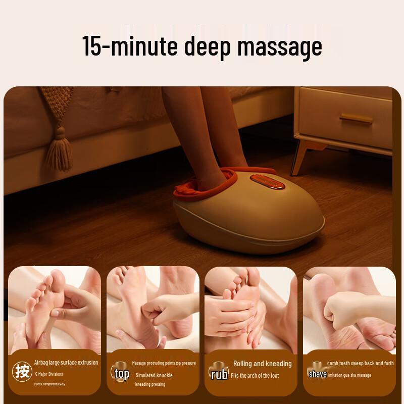 HEZHENG Multi-Function Heated Leg & Foot Massager
