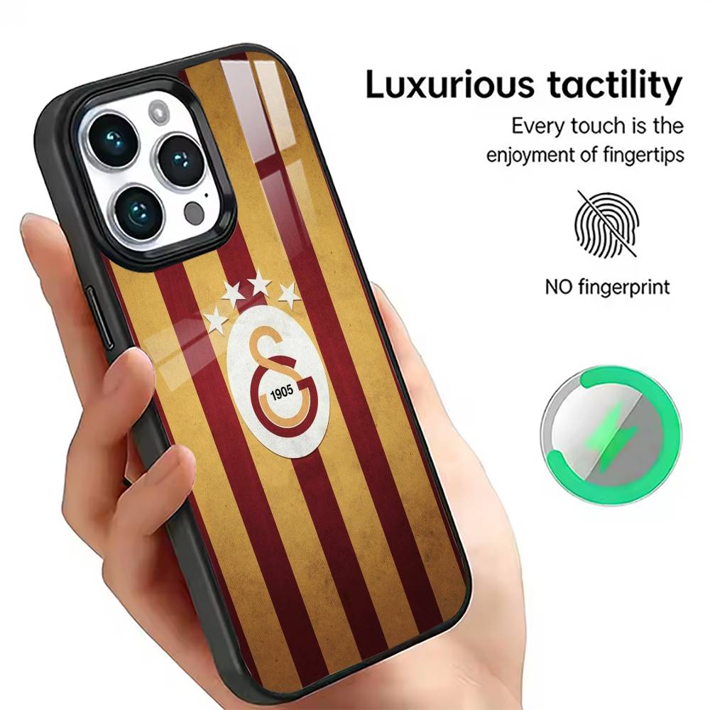 

Футбольная команда Галатасарай Чехол для телефона для iPhone17,16,15,14,13,12,11 Plus,Pro Магнитный с MagSafe Беспроводная зарядка iPhone15Plus