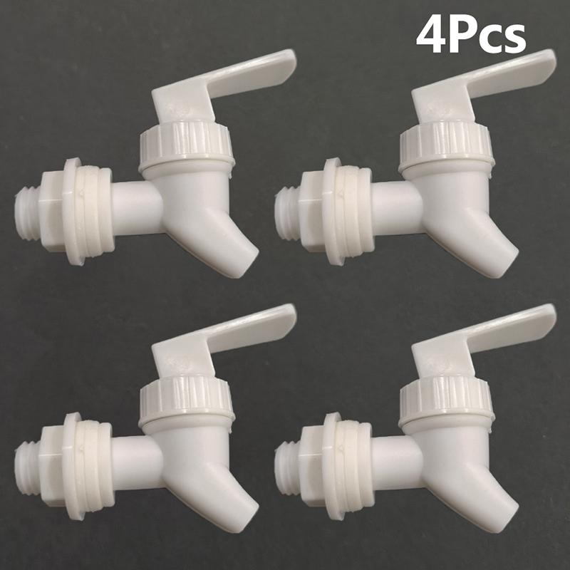 

4pcs Cold Kettle Refrigerator Ice Drink Dispenser Faucet Home Kitchen Summer Cold Water Kettle Drinker Faucet
