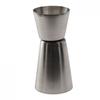 Cocktail Shaker Measure Cup Double Head Design Portable Silver Stainless Steel