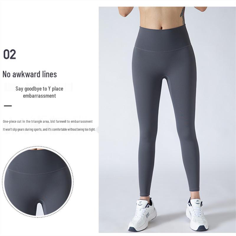 Korean Style Nude Feeling Women's High Waist Butt Lifting Yoga Pants - Barbie Fitness Sports Leggings