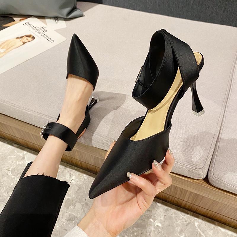 Fashion New Sexy Women Fashion Sweet Beige High Heel Pumps for Party Lady Casual Black Comfort High Heel Office Shoes Zapatos De Mujer