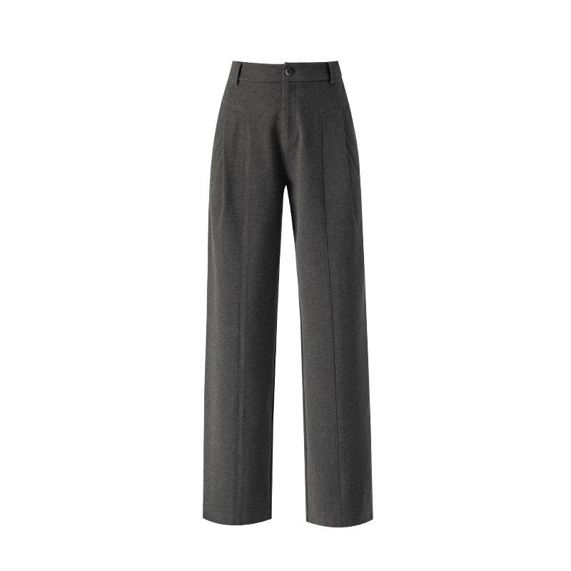 2024 Herbst-Winter High Waist Wide Leg Verdickte Lässige Damen Hose - Vielseitig, Modisch, Schlankmachend und Locker für den Weg zur Arbeit