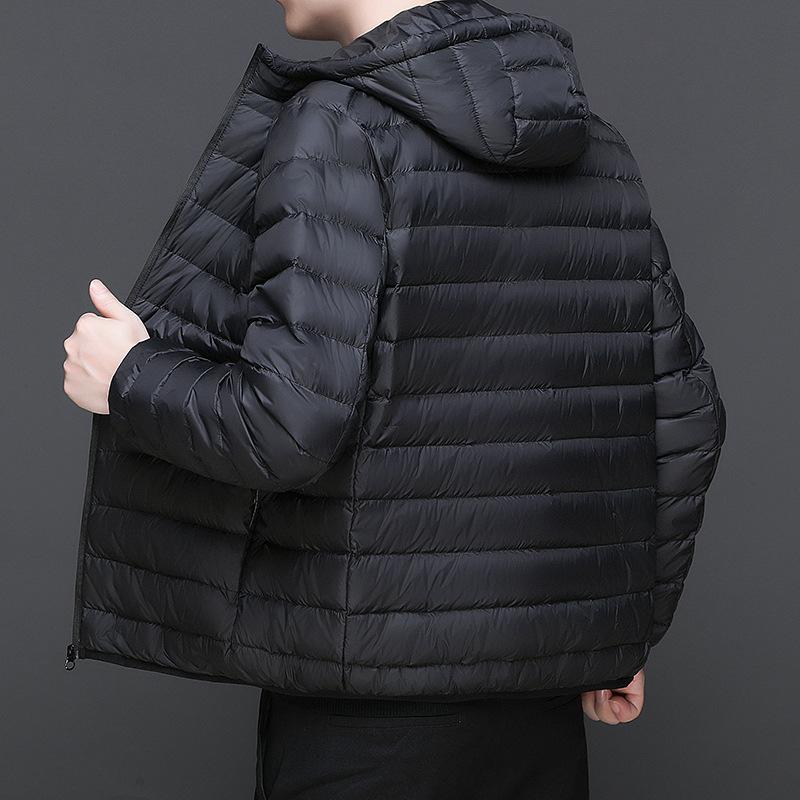 High Quality Light Down Jacket Does Not Run Down Men's Hooded Winter New Light Guarantee