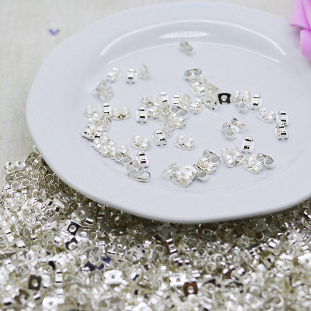 

300/500Pcs New Nuts Jewelry Post Earring Rubber Back Stoppers Plug