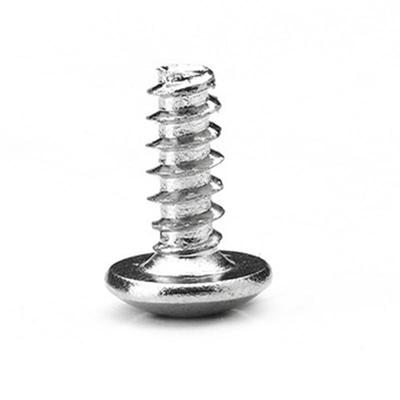 TB Iron Nickel-Plated Large Umbrella Head Phillips Flat Tail Self-Tapping Mushroom Head Screw M3M4