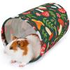 Sommer/Winter Stil Meerschweinchen Tunnelhaus Faltbar Atmungsaktiv Hamster Versteck Waschbar Interaktiv Chinchilla Tunnel Lebensraum