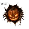Festive Room Wall Accents 3D Break-in Halloween Sticker, Realistic Haunted House Decal, Removable Horror Theme Photo Background PVC Mural for