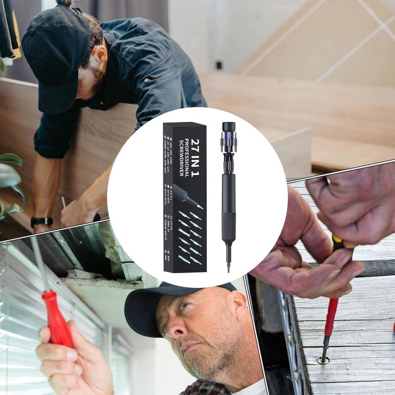 27-in-1 Screwdriver Set Precision Tool with Anti-slip Handle Suitable for Laptops Game Consoles Common Electronic Products Etc