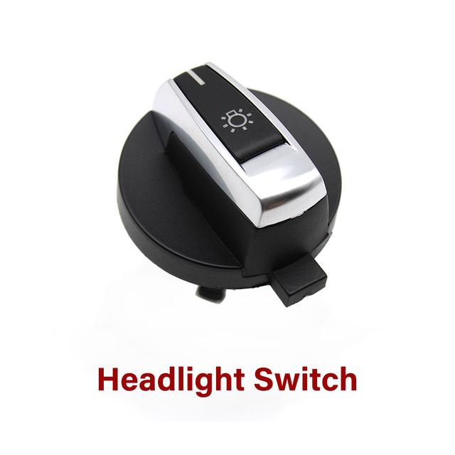 Head Lamp Rotary Button Headlight Switch Cover Panel For BMW 5 Series 5GT 6S 7S X3 X4 F02 F10 F11 F07 F06 F25 F26 61316803965