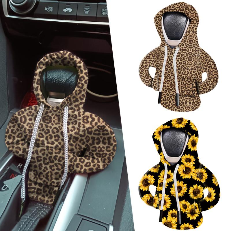 Copertura Leva Cambio Stile Maglione con Fantasie Stampate, Protezione Leva Cambio Auto, Copertura Leva Cambio Auto Creativa, Ghette Cambio Auto