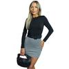 Ax Womens/Ladies Houndstooth Evening Mini Dress