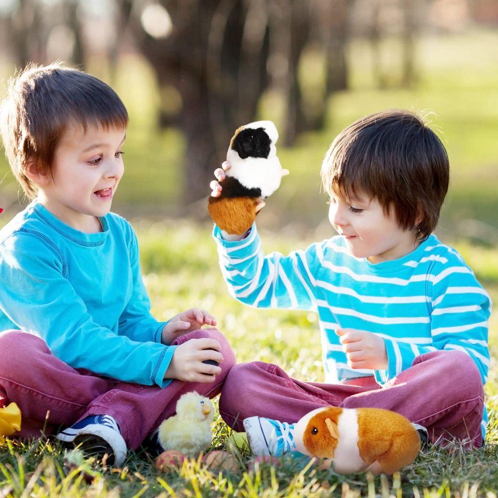 Cute Dolls Guinea Pig Stuffed Simulation Hamster Doll Cartoon Plush Mouse Dolls  Room Decor