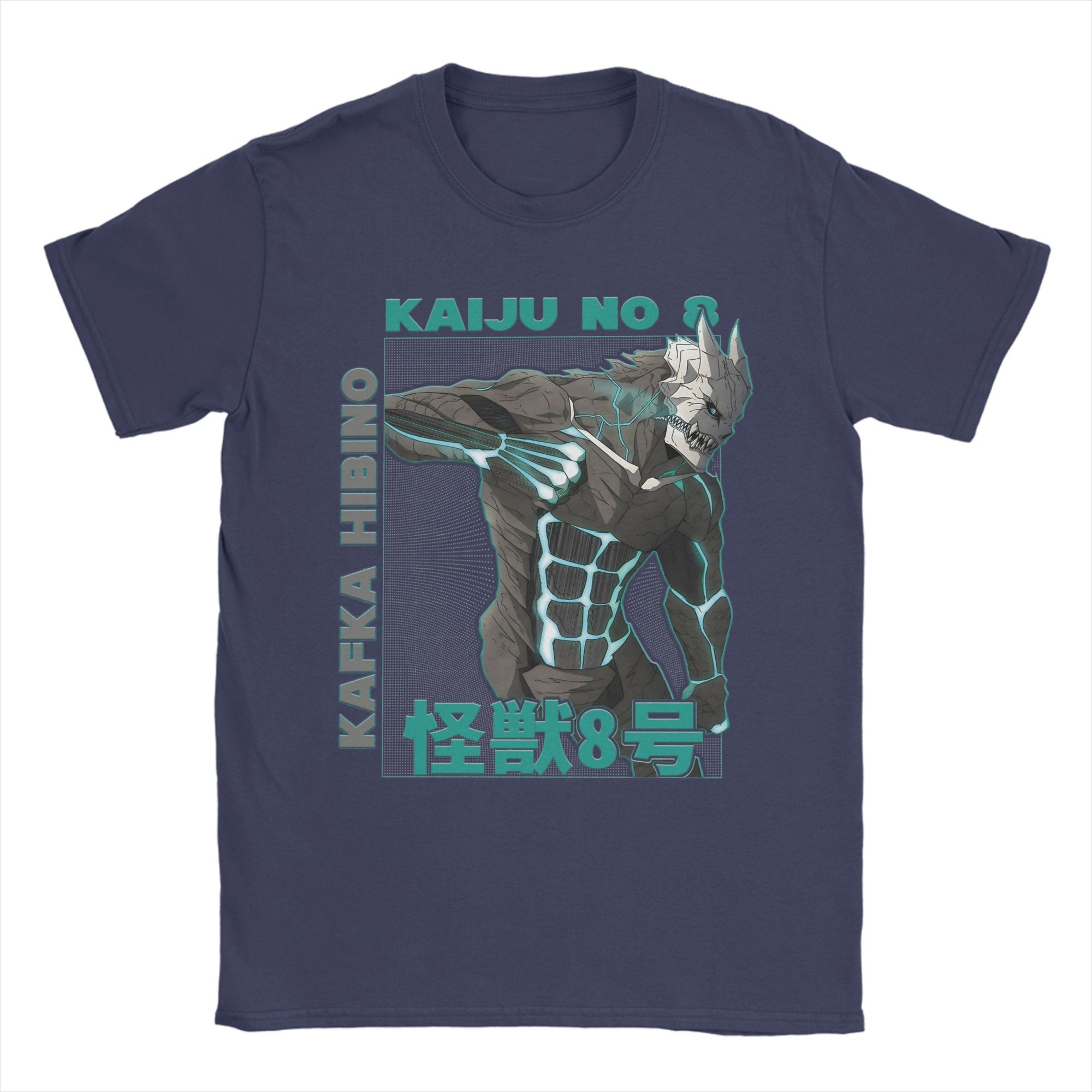 

Мужская футболка Kaiju No. 8 Монстров Повседневная Хлопковая Футболка С Коротким Рукавом Футболки С Круглым Вырезом Топы Идея Для Подарка 4XL