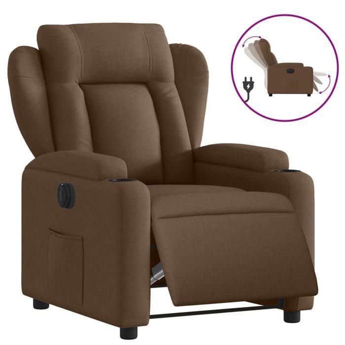 VidaXL Electric Recliner, Relaxation Chair with Adjustable Backrest and Footrest, Living Room Seat, Modern, 3204462