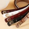 Gürtel für Damen Mode Dünne Gürtel für Damen Neuer Stil Röcke für Damen Kleider für Damen Dekorative Glatte Schnallen für Damen Riemen