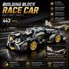 1:17-piece Building Racing Car DIY Car Model Racing Car Model Assembly Brick Toy Brick Toy for Assembling Gift for Children