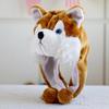 Grauer Wolfshund Husky Kapuze: Süße Cartoon-Tier-Mütze für Jungen - Warm für Herbst/Winter