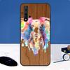 Bamboo Wood Pattern Skull Print Case For Huawei Nova Y90 Y91 Y60 Y61 Y70 10 9 SE 11 Pro 5T 11i 8i 3i P20 P40 P30 Lite Cover