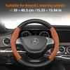 Suitable for Mercedes-Benz Suede Matte Carbon Fiber Texture Steering Wheel Cover Suitable for E Class S C a Glc Suv Eqc Gle Gla Eqe Amg Eq E63 Maybach