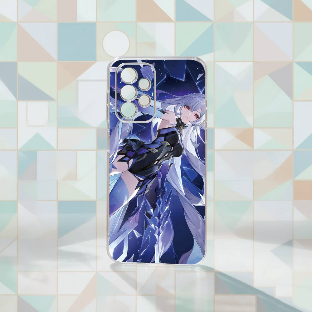 

Genshin impact S-Skirk Phone Case For Samsung S25,S24,S21,S22,S23,S30,Ultra,S20,Plus,Fe Transparent Cover Samsung S25ULTRA