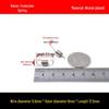 Stainless Steel Spring Hook for Microwave Oven Handle, Wire Diameter 0.6/0.7