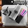 Side-Mounted Cup Organizer Rack with Straw Slot Disposable Cup Dispense  Coffee Lovers