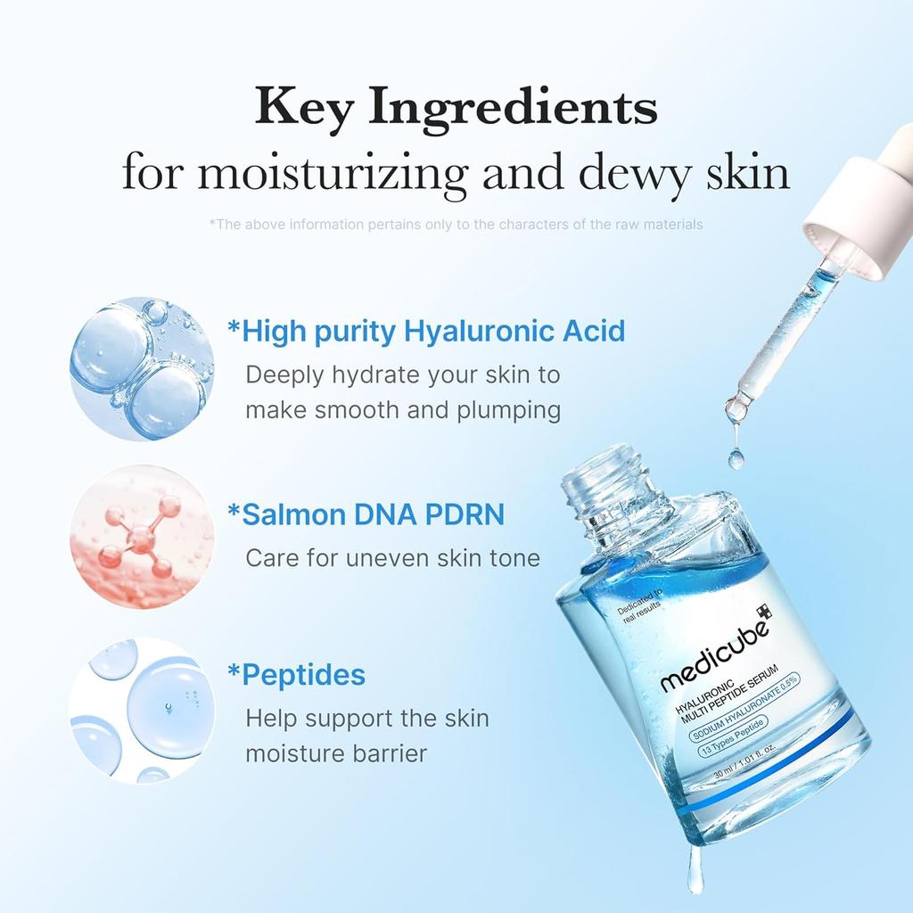 Medicube Sérum multi-peptides à l'acide hyaluronique 30 ml