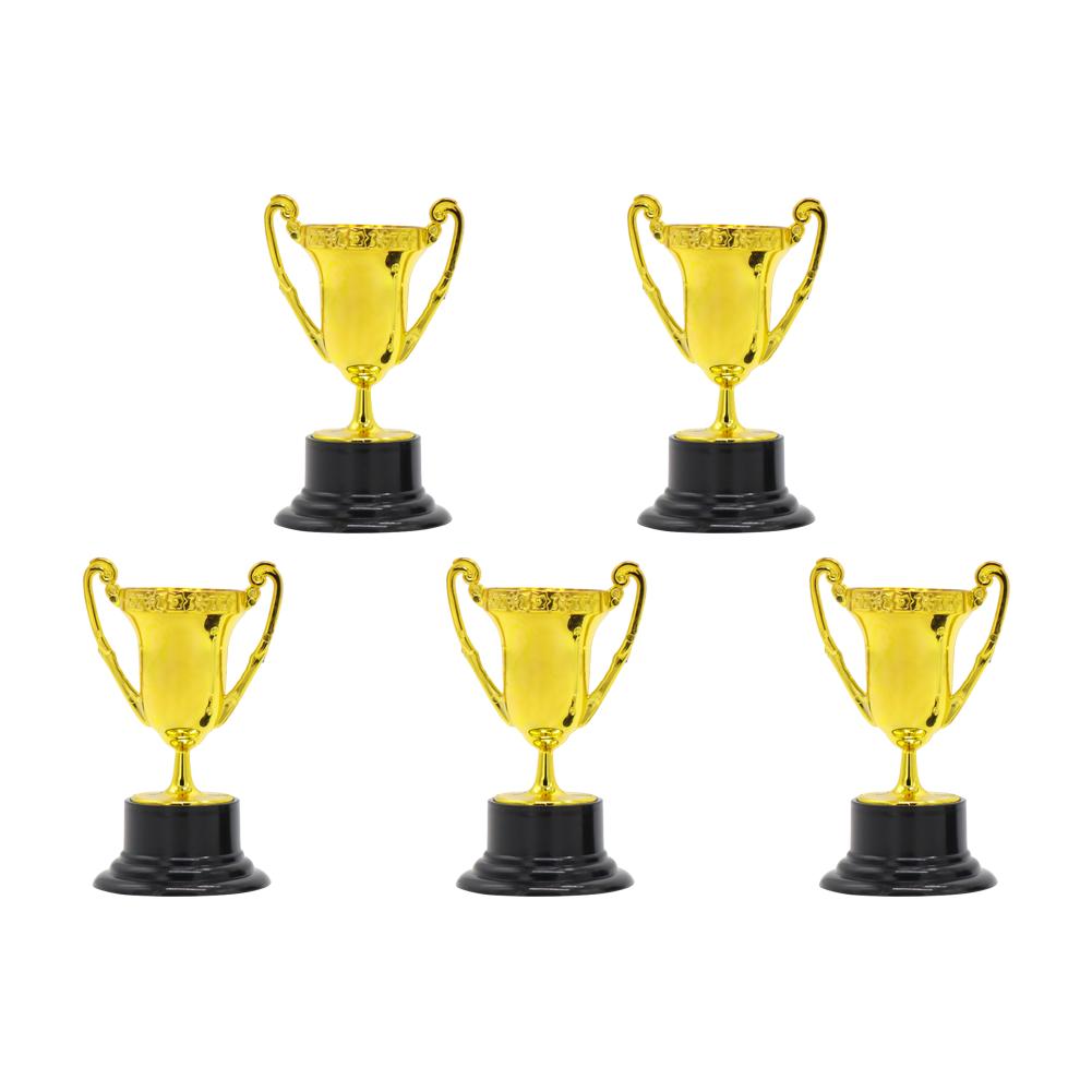 Gold Award Trophy Cups for Kids Plastic Golden Award Trophy Cup Gold Participation Trophy Cup For Party Favors Rewards