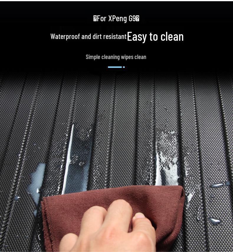 Xpeng G9 2024 Trunk Mat and Rear Seat Protector - TPE, Odorless, Eco-Friendly