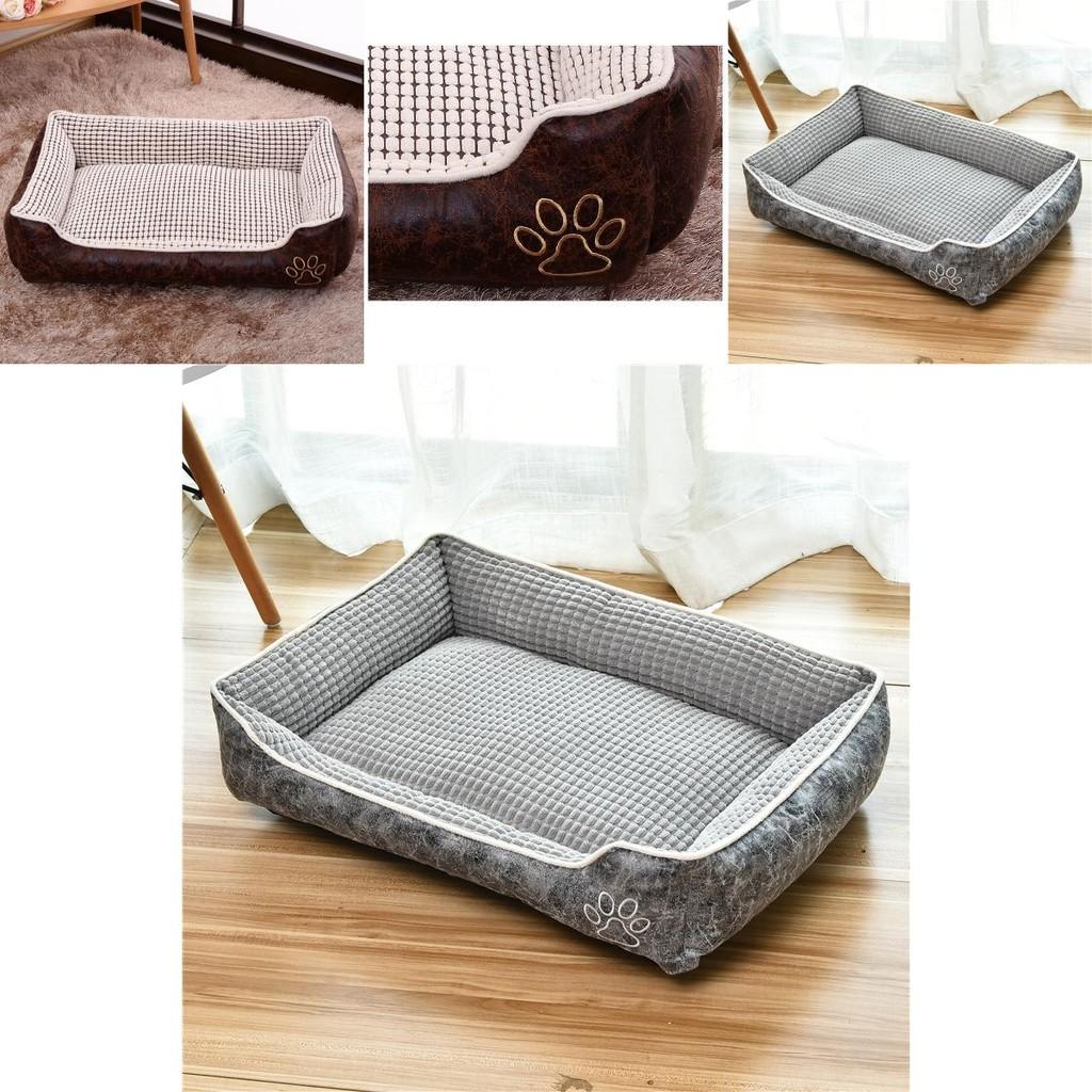 Gemütliches warmes Hundebett mit abnehmbarem Bezug für große Rassen, perfekt für den Winter