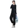 Women's Quick-Dry Slimming Sports Suit: Long Sleeve, Loose Fit for Running & Fitness